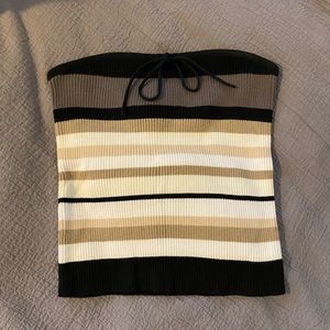 Knit tube top